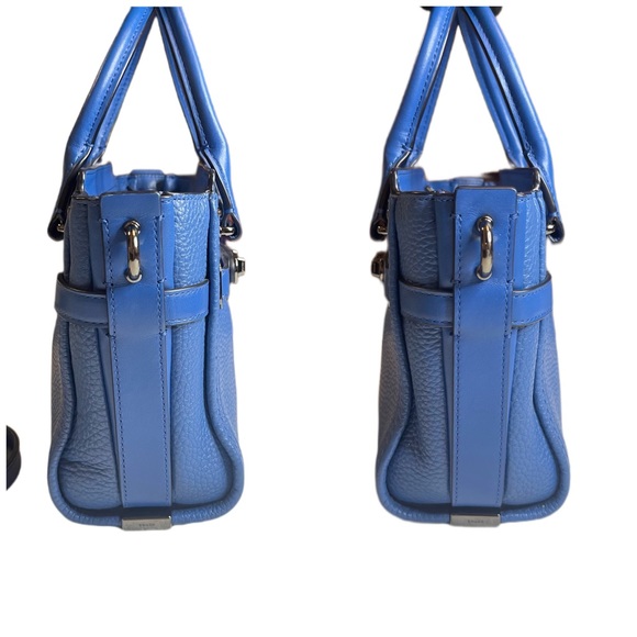 Coach swagger 21 Azure blue crossbody/shoulder leather bag - Picture 12 of 17